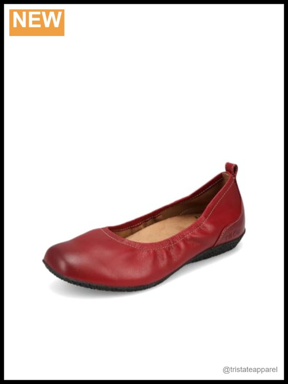 Taos Chit Chat Flat Smooth Leather Arch Support Comfort Shoe